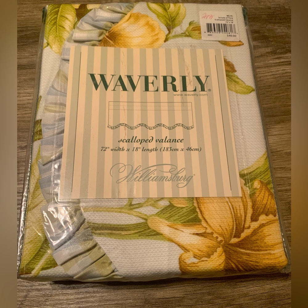 Waverly window valances from Belk; two available, price is per item